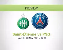Saint-Étienne PSG betting prediction (28 November 2021)
