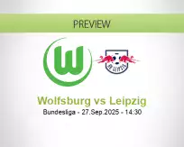 Wolfsburg Leipzig betting prediction (27 September 2025)