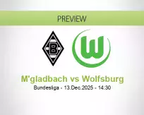 M'gladbach Wolfsburg betting prediction (13 December 2025)