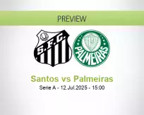 Santos Palmeiras betting prediction (12 July 2025)