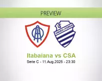 Itabaiana CSA betting prediction (11 August 2025)
