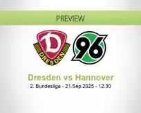 Dresden Hannover betting prediction (21 September 2025)