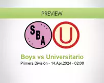 Boys Universitario betting prediction (14 April 2024)