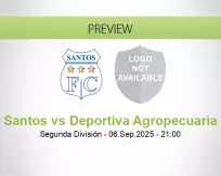 Santos Deportiva Agropecuaria betting prediction (07 September 2025)