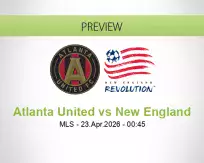 Atlanta United New England betting prediction (23 April 2026)