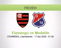 Flamengo Medellín betting prediction (17 April 2026)