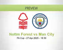 Nottm Forest vs Man City