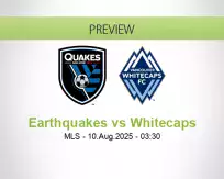 Earthquakes Whitecaps betting prediction (10 August 2025)
