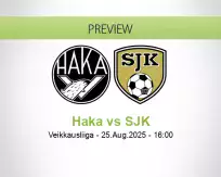 Haka SJK betting prediction (25 August 2025)
