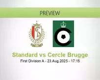 Standard Cercle Brugge betting prediction (23 August 2025)