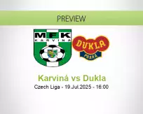 Karviná Dukla betting prediction (19 July 2025)