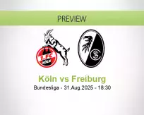 Köln Freiburg betting prediction (31 August 2025)