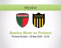 Boston River vs Peñarol