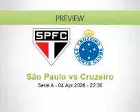 São Paulo Cruzeiro betting prediction (04 April 2026)