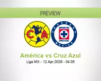 América Cruz Azul betting prediction (12 April 2026)