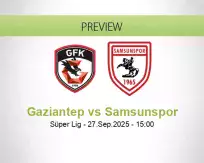 Gaziantep Samsunspor betting prediction (27 September 2025)