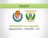 Valladolid Leganés betting prediction (14 March 2026)