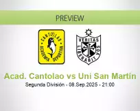 Acad. Cantolao Uni San Martín betting prediction (07 September 2025)