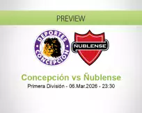 Concepción Ñublense betting prediction (07 March 2026)