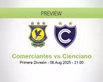 Comerciantes Cienciano betting prediction (09 August 2025)