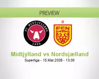 Midtjylland Nordsjælland betting prediction (15 March 2026)