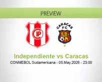 Independiente vs Caracas