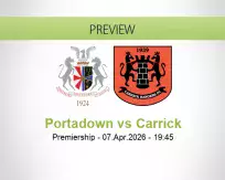 Portadown Carrick betting prediction (07 April 2026)
