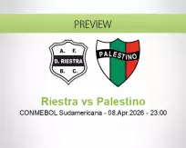 Riestra vs Palestino