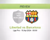 Libertad Barcelona betting prediction (15 April 2024)