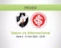 Vasco Internacional betting prediction (22 November 2024)