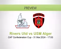 Rivers Utd USM Alger betting prediction (31 March 2024)