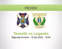 Tenerife Leganés betting prediction (20 April 2024)