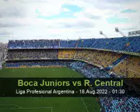 Boca Juniors vs R. Central