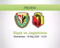 Śląsk Jagiellonia betting prediction (16 May 2025)