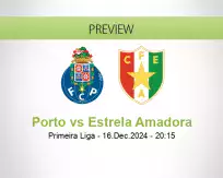 Porto Estrela Amadora betting prediction (16 December 2024)