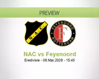 NAC Feyenoord betting prediction (08 March 2026)