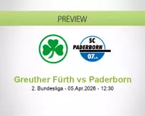 Greuther Fürth Paderborn betting prediction (05 April 2026)