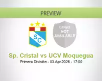 Sp. Cristal UCV Moquegua betting prediction (03 April 2026)