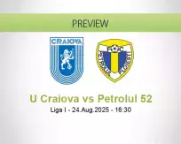 U Craiova Petrolul 52 betting prediction (24 August 2025)