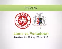 Larne Portadown betting prediction (22 August 2025)