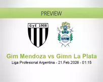 Gim Mendoza Gimn La Plata betting prediction (21 February 2026)