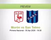 Morón San Telmo betting prediction (05 April 2026)