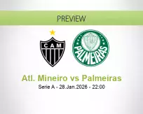 Atl. Mineiro Palmeiras betting prediction (29 January 2026)
