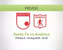 Santa Fe América betting prediction (03 August 2025)