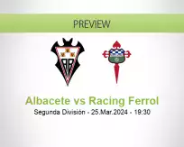 Albacete Racing Ferrol betting prediction (25 March 2024)