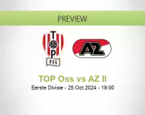 TOP Oss AZ II betting prediction (25 October 2024)