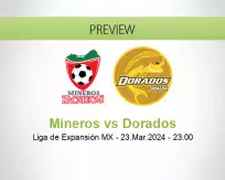 Mineros Dorados betting prediction (24 March 2024)