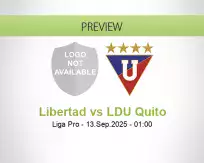 Libertad LDU Quito betting prediction (13 September 2025)