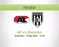 AZ Heracles betting prediction (15 March 2026)