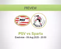 PSV Sparta betting prediction (10 August 2025)